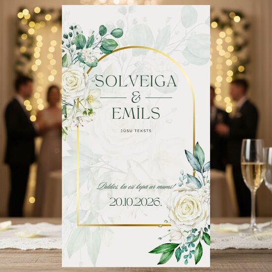 Personalizēta dzēriena etiķete kāzām #5